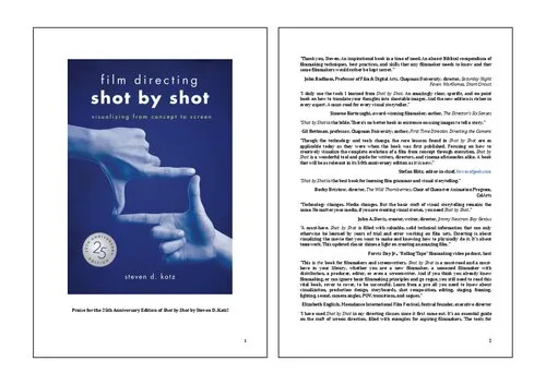 Film Directing: Shot by Shot - 25th Anniversary Edition: Visualizing from Concept to Screen