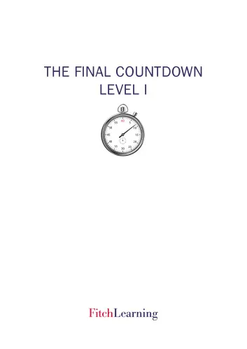 Fitch Final Countdown CFA Level 1