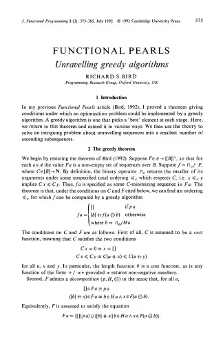 Functional pearls: A collection of advanced articles on functional programming selected from the Web, 1992-2015