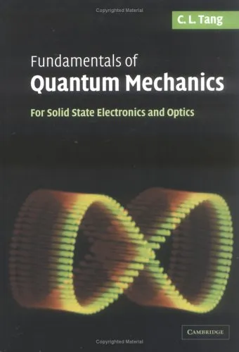 Cover of Fundamentals of Quantum Mechanics for Solid State Electronics, Optics