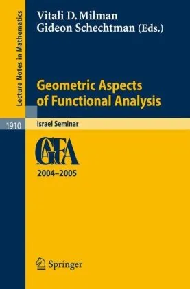 Geometric Aspects of Functional Analysis: Israel Seminar 2004–2005