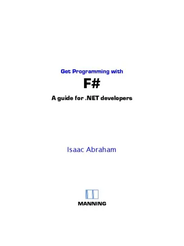 Get Programming with F#