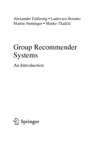 Group Recommender Systems. An Introduction