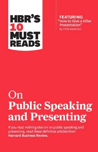 HBR's 10 Must Reads on Public Speaking and Presenting