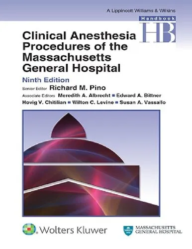 Handbook of Clinical Anesthesia Procedures of the Massachusetts General Hospital