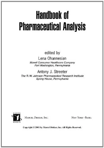 Handbook of Pharmaceutical Analysis (Drugs and the Pharmaceutical Sciences)