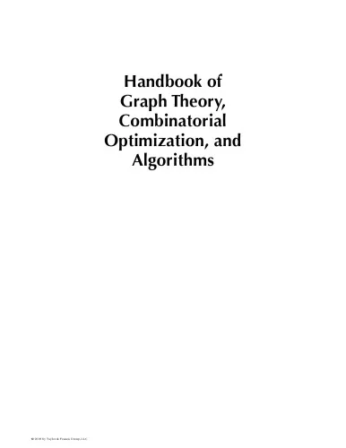 Handbook of graph theory, combinatorial optimization, and algorithms