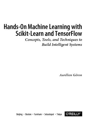 Hands-on Machine Learning with Scikit-Learn and TensorFlow