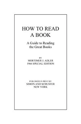 How to Read a Book (Special Edition)