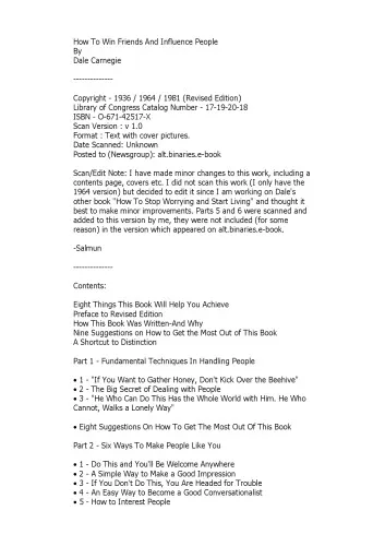 How to Win Friends & Influence People