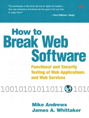 How to break Web software: functional and security testing of Web applications and Web services