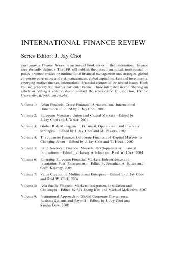 Institutional Approach to Global Corporate Governance (International Finance Review)