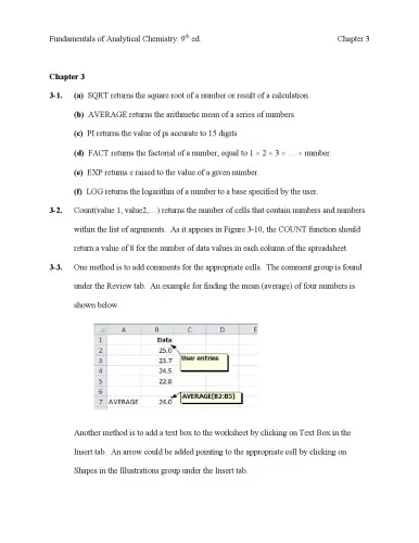 Instructor's Solutions Manual to Fundamentals of Analytical Chemistry