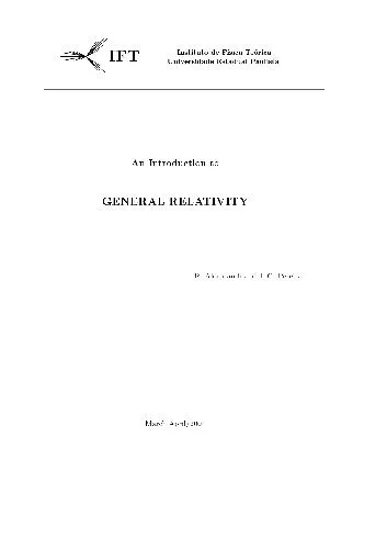 Introduction to General Relativity