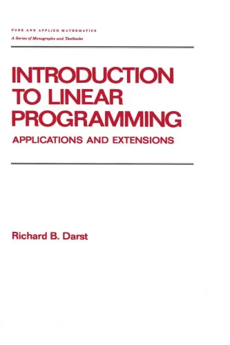 Introduction to Linear Programming: Applications and Extensions