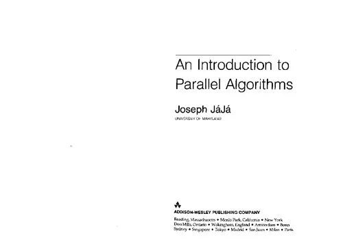 Introduction to Parallel Algorithms