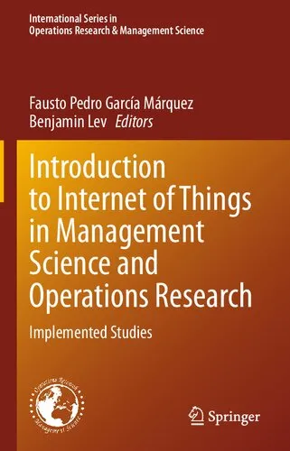 Cover of Introduction to internet of things in management science and operations research : implemented studies