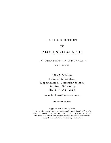 Introduction to machine learning