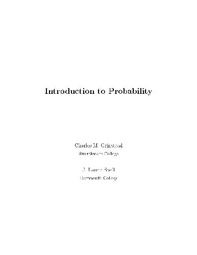 Introduction to probability