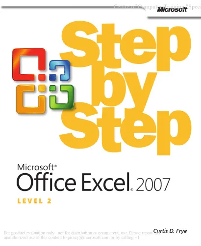 Learn Microsoft Office Excel 2007 Step by Step, Level 2