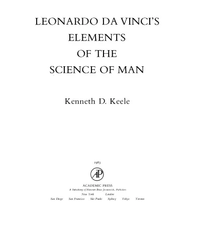 Leonardo da Vinci's elements of the science of man