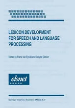 Lexicon Development for Speech and Language Processing