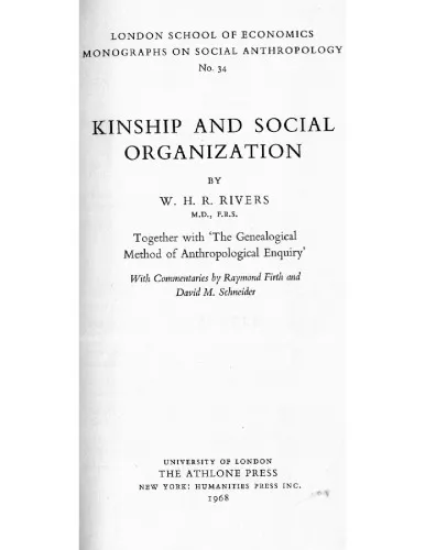 London School of Economics Monographs on Social Anthropology 34