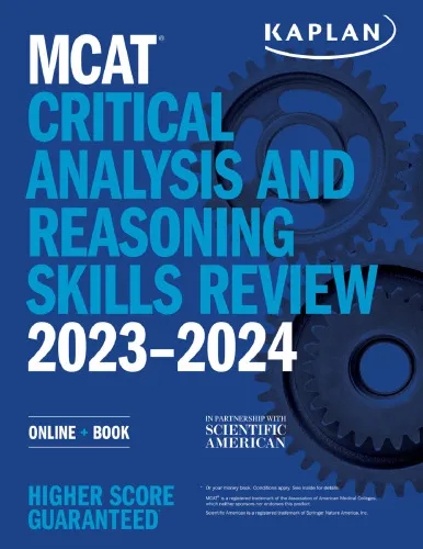 MCAT Critical Analysis and Reasoning Skills Review 2023-2024: Online + Book (Kaplan Test Prep)