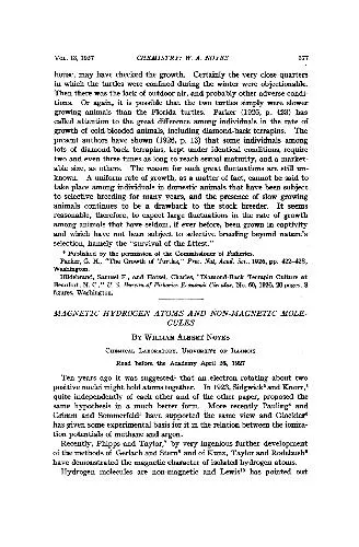 Magnetic Hydrogen Atoms and Non-Magnetic Molecules