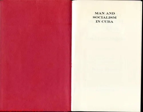 Cover of Man and Socialism in Cuba; the Great Debate