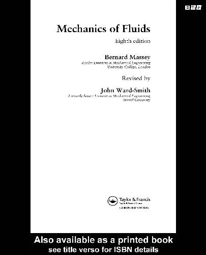 Mechanics of Fluids