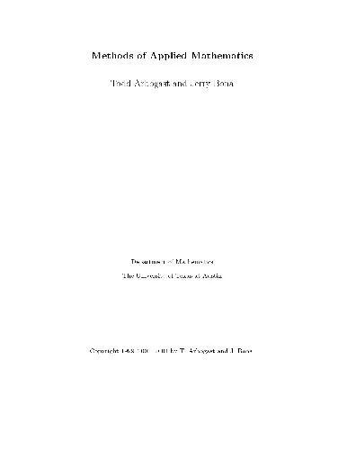 Methods of applied mathematics