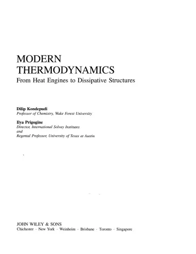 Modern Thermodynamics - From Heat Engines to Dissipative Structs