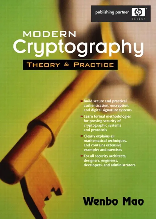 Modern cryptography: theory and practice