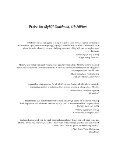 MySQL Cookbook: Solutions for Database Developers and Administrators