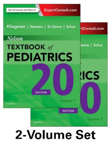 Cover of Nelson Textbook of Pediatrics, 2-Volume Set, 20e