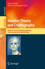 Cover of Number Theory and Cryptography: Papers in Honor of Johannes Buchmann on the Occasion of His 60th Birthday