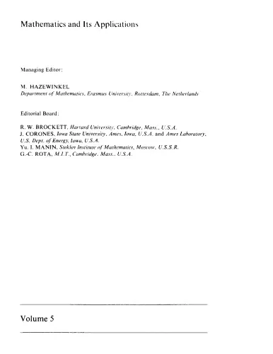 Cover of Numerical Methods for Stiff Eqns and Singular Perturbation Probs