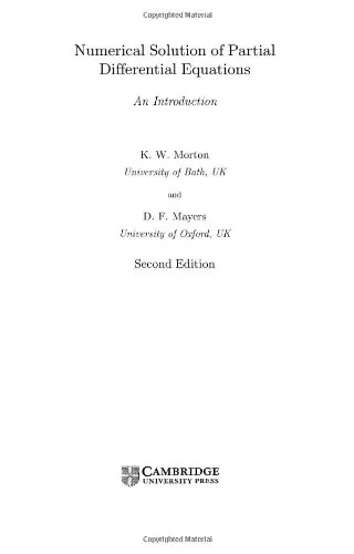 Numerical Solution of Partial Differential Equations: An Introduction