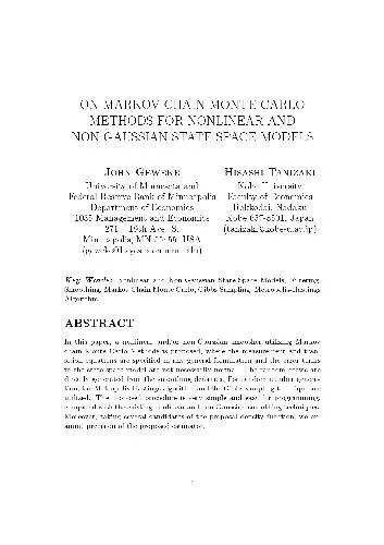 On Markov chain Monte Carlo methods for nonlinear and non-gaussian state-space models