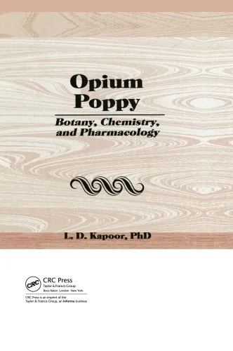 Opium poppy botany, chemistry and pharmacology