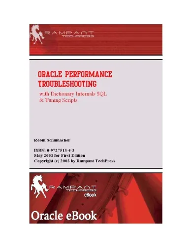 Oracle Performance Troubleshooting With Dictionary Internals SQL & Tuning Scripts