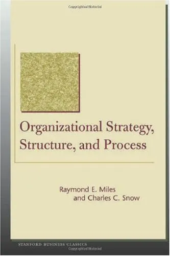 Organizational Strategy, Structure, and Process (Stanford Business Classics)