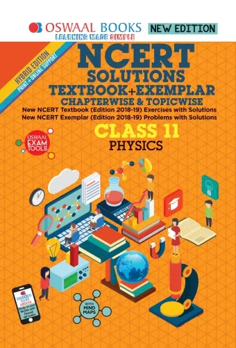 Oswaal NCERT Solutions Textbook + Exemplar Class 11 Physics for NEET AIPMT IIT JEE Main and Advanced