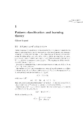 Pattern Classification And Learning Theory