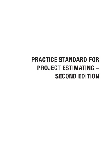 Practice Standard for Project Estimating
