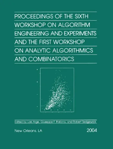 Proceedings of the Sixth Workshop on Algorithm Engineering and Experiements and the First Workshop On... (Proceedings in Applied Mathematics)