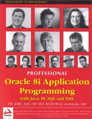 Professional Oracle 8i Application Programming with Java, PL SQL and XML