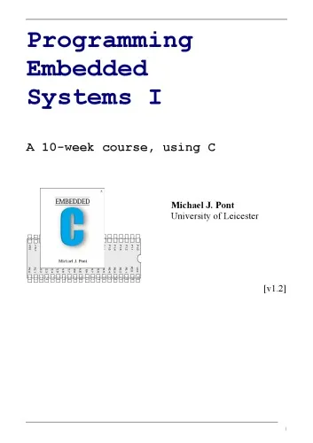 Programming embedded systems using C