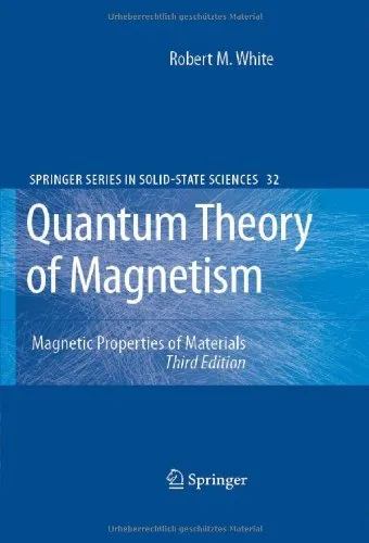 Quantum theory of magnetism: magnetic properties of materials